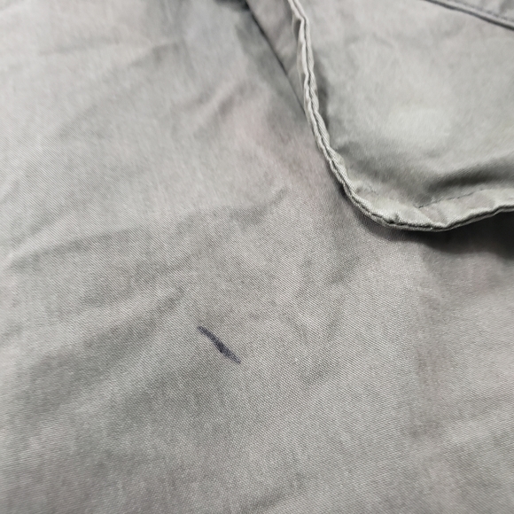 Abercrombie & Fitch Jacket SZ L Zip Up Button Up - Picture 8 of 12